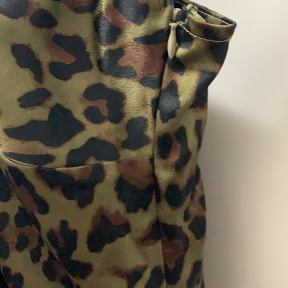 Leopard Print Spaghetti Strap Blouse - Picture 4 of 7